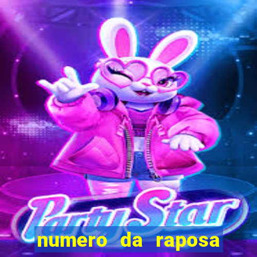 numero da raposa jogo do bicho